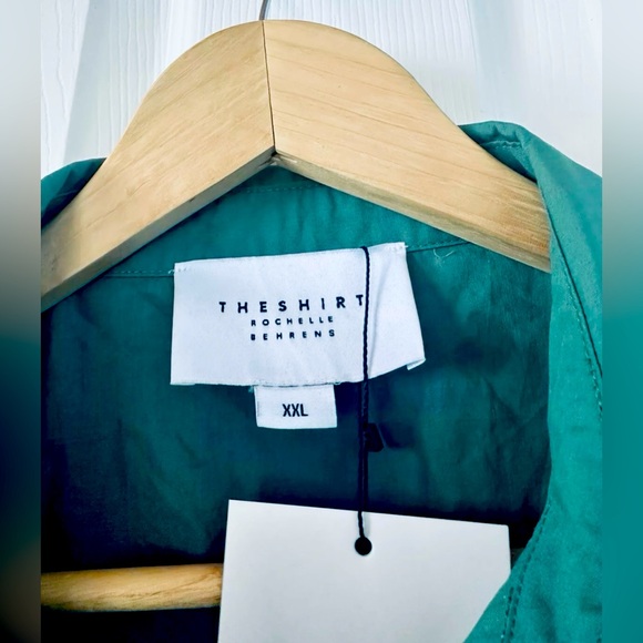 Tuckernuck The Shirt by Rochelle Behrens Green Bara | XXL | Rhinestones | NWT - Picture 5 of 11